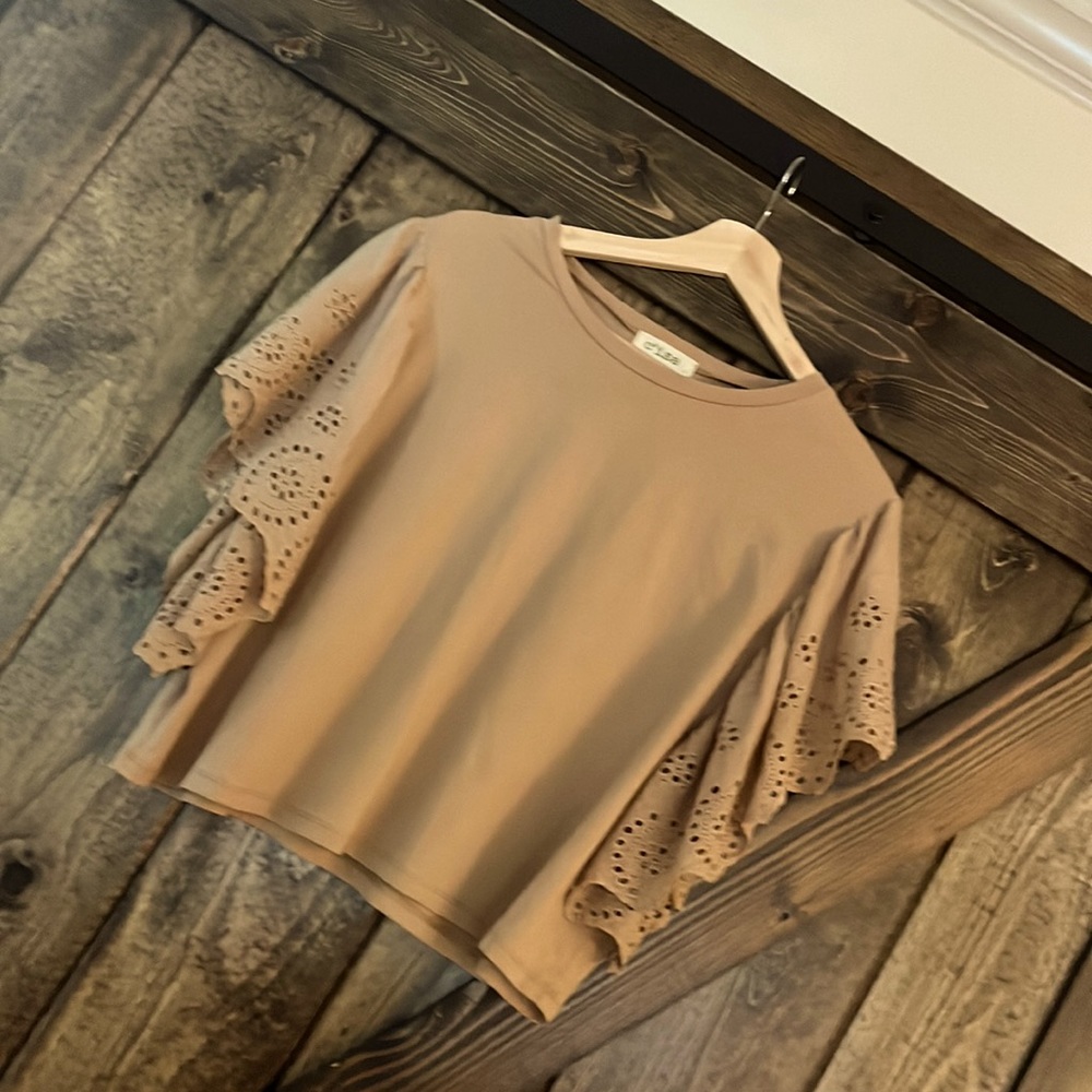 C’isa Eyelet Embroidered Top